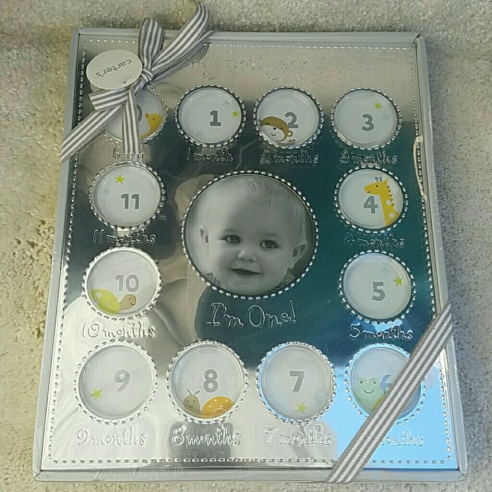 Carter's baby photo frame first yr